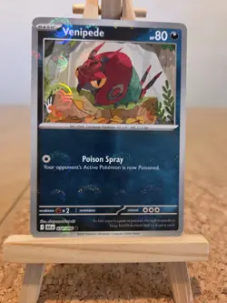 Venipede - 054/086 - Poke Ball Holo - Black Bolt - Pokemon TCG NM - Image 1
