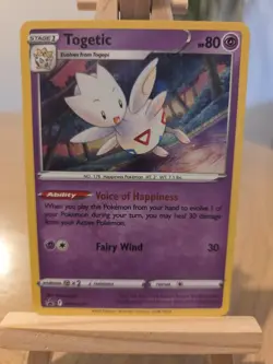 Pokemon Card Togetic SWSH276 Black Star Promo NM - Image 1
