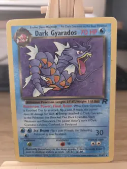 Pokemon TCG Dark Gyarados 25/82 Team Rocket Set Non-Holo Rare Card HP - Image 1