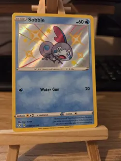 Sobble SV025/SV122 Shiny Holo Rare Shining Fates Pokemon Card - Image 1
