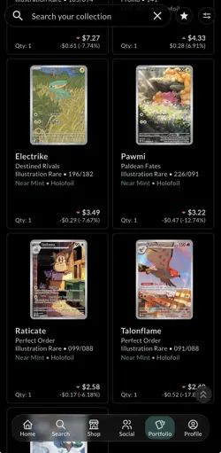 Pokemon TCG Illustration Rare S&V/Mega Evolution 9 Card Lot - Image 4