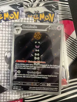 Pokemon White Flare Tech Sticker Collection Gothitelle Booster Packs 3x - Image 2
