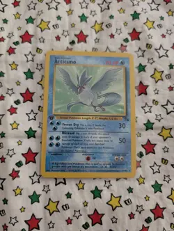 Pokemon Articuno 17/62 1st Edition Fossil Non-Holo Rare TCG Card - Image 1