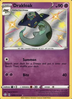 Drakloak SV061/SV122 Shiny Rare Shining Fates Shiny Vault Pokemon Holo Near Mint - Image 1