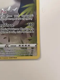Pokemon TCG Snorlax TG10/TG30 Full Art Holo Lost Origin TG Ultra Rare EN 2022 - Image 2