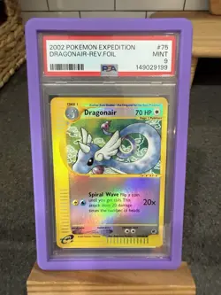 2002 Pokemon Expeditions Dragonair Reverse Foil 75 PSA 9 New Cert Only 1 On eBay - Image 1
