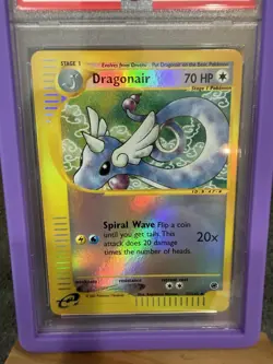 2002 Pokemon Expeditions Dragonair Reverse Foil 75 PSA 9 New Cert Only 1 On eBay - Image 5