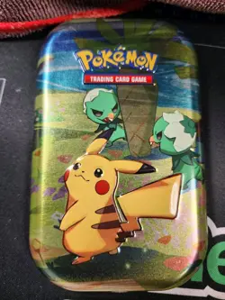 Pokemon- TCG Random Bulk Trading Cards With Pikachu Tin - Image 3