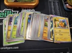 Pokemon- TCG Random Bulk Trading Cards With Pikachu Tin - Image 4