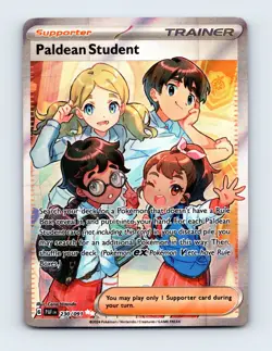 NM Paldean Student 230/091 SV: Paldean Fates Ultra Rare Pokemon Card - Image 1