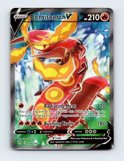 NM Centiskorch V 179/189 Darkness Ablaze Ultra Rare Pokemon Card - Image 1