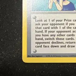 Misty's Wish 108/132 Gym Challenge Non Holo Rare Pokemon TCG 2000 - Image 5