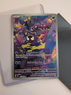 Pokemon Gastly 177/162 SV05 Temporal Forces Illustration Rare Full Art Holo - Image 1