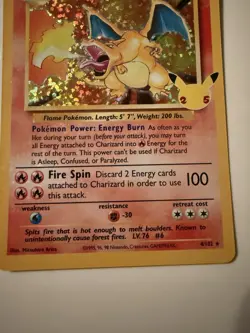 Pokemon Company 2021 Celebrations 25th Anniversary Charizard #4/102 - Image 3