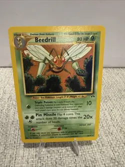 Beedrill 18/75 Neo Discovery Regular Vintage Pokemon NM - Image 2