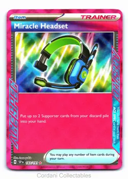 Miracle Headset 183/191 ACE Spec Surging Sparks Pokemon Near Mint - Image 1