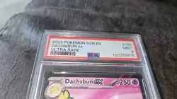 2024 POKEMON SCR EN DACHSBUN EX 160 PSA 9 ULTRA RARE MINT - Image 2