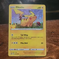 Pokemon Pikachu Black & White BW54 Promo Holo 60 HP Basic (English) 2020 - Image 1
