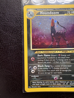 Pokemon Houndoom 8/64 Holo Neo Revelation LP Vintage WOTC - Image 4