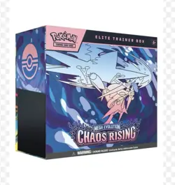 Pokemon TCG Elite Trainer Box Mega Evolution Chaos Rising 45 Cards English - Image 1