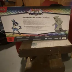 Pokemon TCG Prismatic Evolutions Lucario & Tyranitar ex Premium Box Promo - Image 2