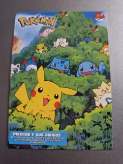 Pokemon Peru Exclusive Tops Card Pikachu Y Sus Amigo - Image 1