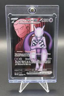 Pokemon Team Rocket's Mewtwo ex SV10 Destined Rivals Ultra Rare 213/182 Holo - Image 1