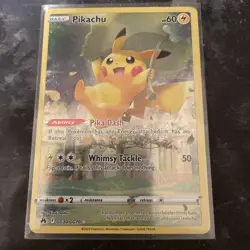 Pikachu GG30/GG70 Crown Zenith: Galarian Gallery Holo Card NM - Image 1