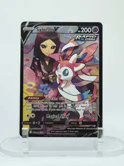 Pokemon TCG Sylveon V TG14/TG30 Swsh09: Brilliant Stars Trainer Gallery Holo NM - Image 1