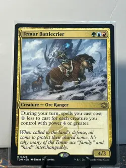 Temur Battlecrier (Tarkir: Dragonstorm) MTG Near Mint Magic Card - Image 1