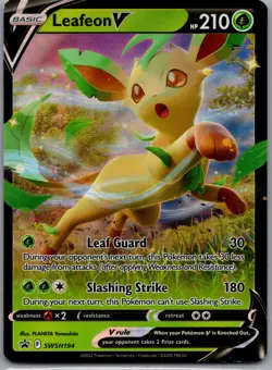 Leafeon V - Promo SWSH: Sword & Shield Promo Cards SWSH194 NM - Image 1