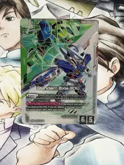 GUNDAM TCG CARD GAME - GUNDAM EXIA (EX) - EB01-022 - LR+ FOIL ENG - BRAND NEW - Image 1
