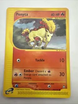 Ponyta Pokemon TCG Aquapolis E Reader Common Card #102/147 - Image 1