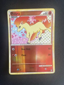 Pokemon Card Ponyta Triumphant Reverse Holo 72/102 LP/NM - Image 1
