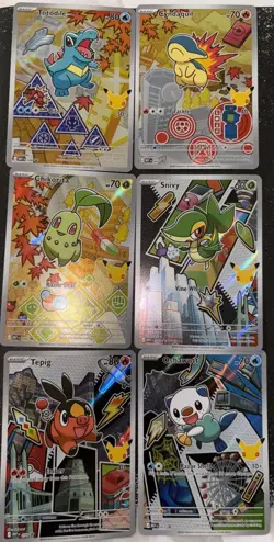 Series 2 First Partner Illustration Set Of 6 Cards Pokemon TCG NM - Image 1