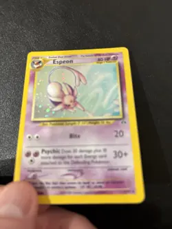Espeon Neo Discovery Holo Rare Card 1/75 LP/MP Condition - Image 5