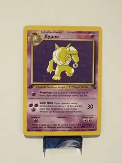 Pokemon Card Hypno 23/62 Fossil Set Non Holo Rare WOTC 1st Edition Light Play - Image 1