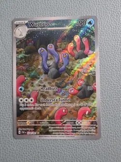 Pokemon TCG Wugtrio Illustration Rare Paldean Fates Card 224/091 - Image 1