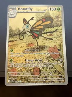 Beautifly Illustration Rare Pokemon Card ME: Ascended Heroes 219/217 - Image 1