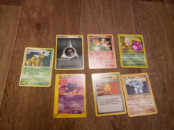 Lot of 7 Pokemon Cards Older Cards non Holo Rare and WOTC - Image 1