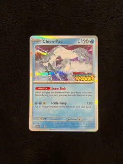 Chien-Pao 152 Sv: Scarlet & Violet Surging Sparks Prerelease Promo Card Holo - Image 1