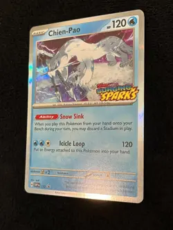 Chien-Pao 152 Sv: Scarlet & Violet Surging Sparks Prerelease Promo Card Holo - Image 4