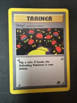 SLEEP! - 79/82 - Team Rocket Set - Trainer Card - Pokemon 2000 D13 - Image 1