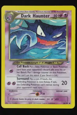 Dark Haunter - 36 - Neo Destiny - Pokemon Card - Near Mint - Image 1