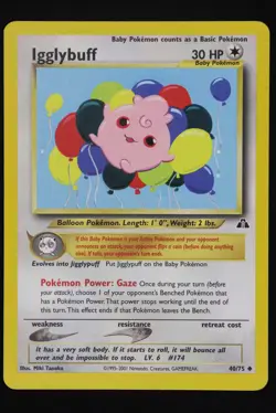 Igglybuff - 40 - Neo Discovery - Pokemon Card - Near Mint - Image 1