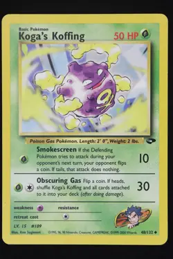 Koga's Koffing - 48 - Gym Challenge - Pokemon Card - Near Mint - Image 1