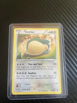 Snorlax 77/124 Fates Collide Regular Rare Pokemon Card - Image 1