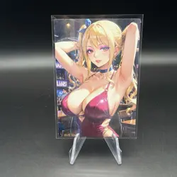 Lucy Heartfilia Holographic Anime Collectible Trading Card - Image 1