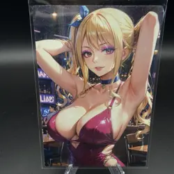 Lucy Heartfilia Holographic Anime Collectible Trading Card - Image 2