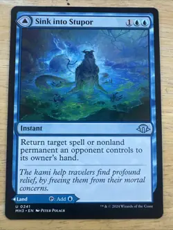 MTG Sink into Stupor // Soporific Springs ** Modern Horizons 3 ** English (NM) - Image 1